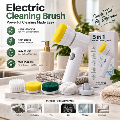 Electric Cleaning Brush (5-in-1)