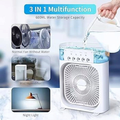 Cooling Fan with Ice